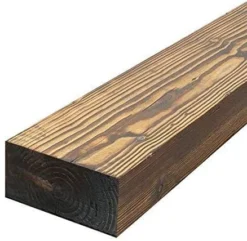 Charred Brushwood Railway Sleeper | 2.4m X 250mm X 125mm