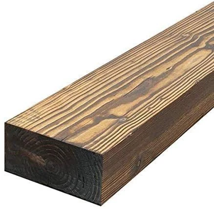 Charred Brushwood Railway Sleeper | 2.4m X 250mm X 125mm
