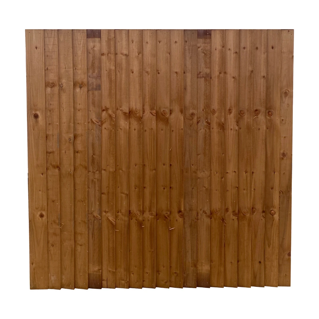 Framed Closeboard Fence Panels | Brown Treated Feather Edge | 3ft To 6ft - Image 2