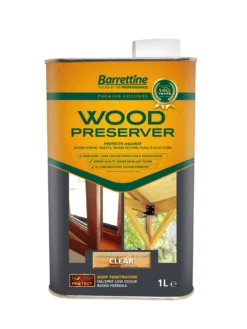Wood Preserver Treatment | Clear | 1L | Barrettine