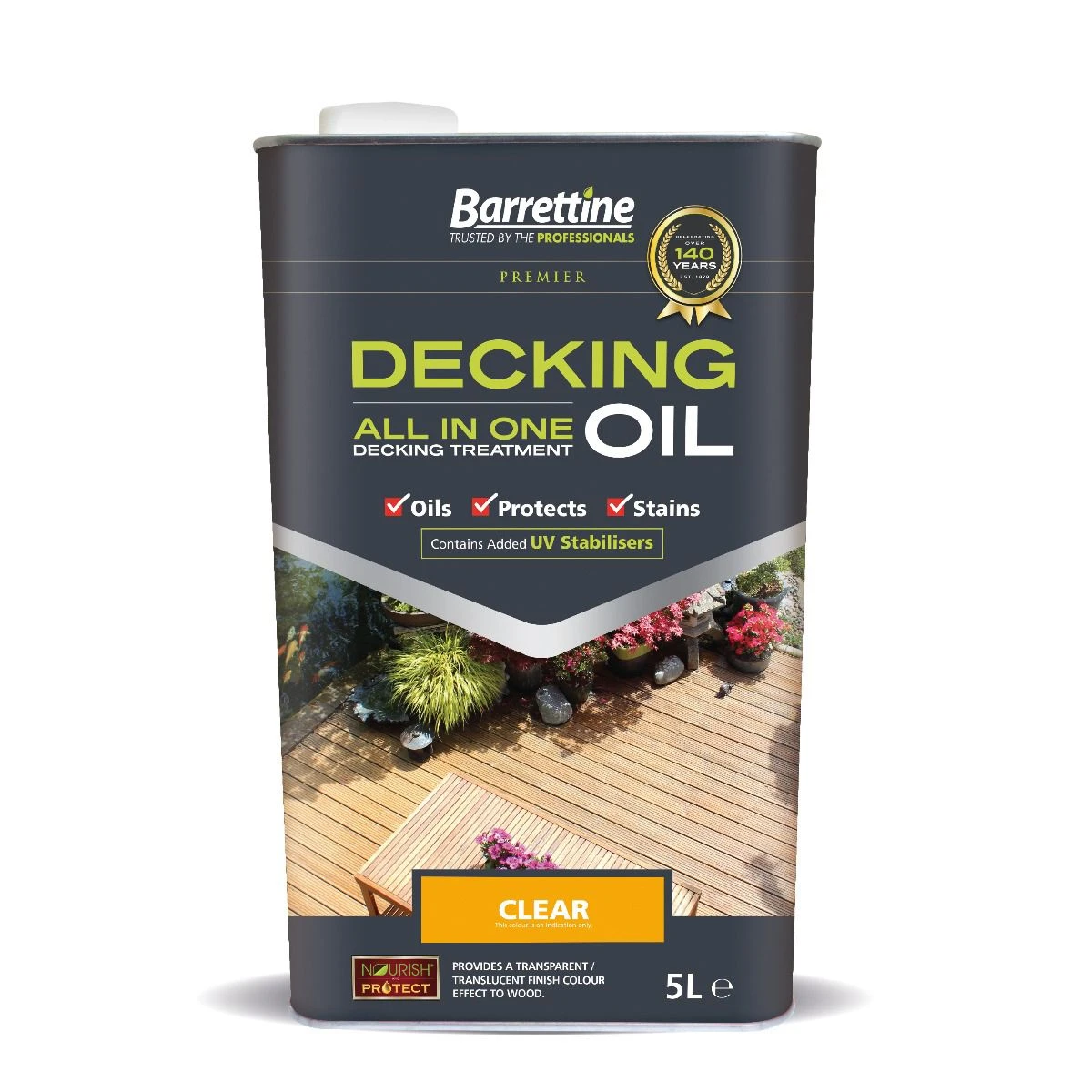 All- In- One Decking Oil Treatment | Barrettine