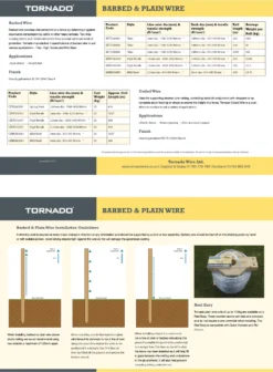 Tornado Titan High Tensile Barbed Wire