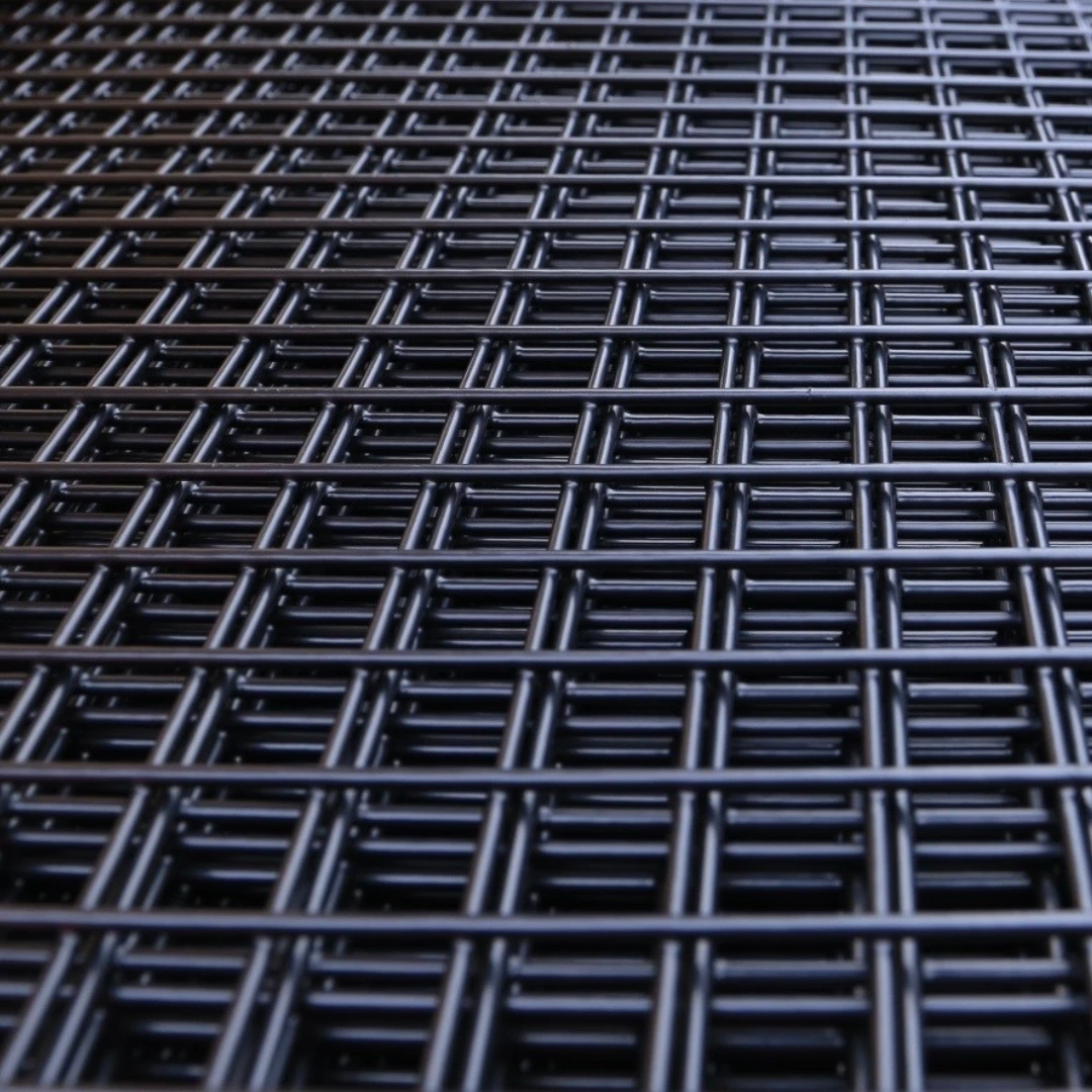 Black PVC Coated Wire Mesh Panels | 6ft X 3ft | 2" Holes | 12 Gauge