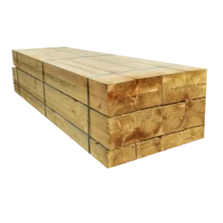 Railway Sleepers | 20 Pack | 2.4m X 200mm X 100mm | Green Treated