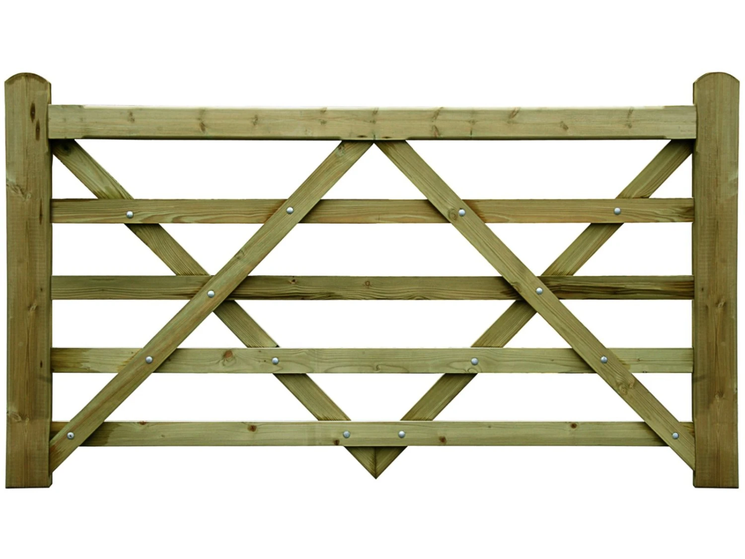 Universal 5 Bar Field Gate | 1.2mx0.9m | Green Treated - Image 2