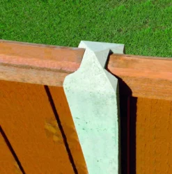 8ft (2.4m) Concrete Fence Post | Slotted Intermediate Post