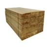 UC4 Green Treated Railway Sleepers (x36) | 2.4m X 200mm X 100mm